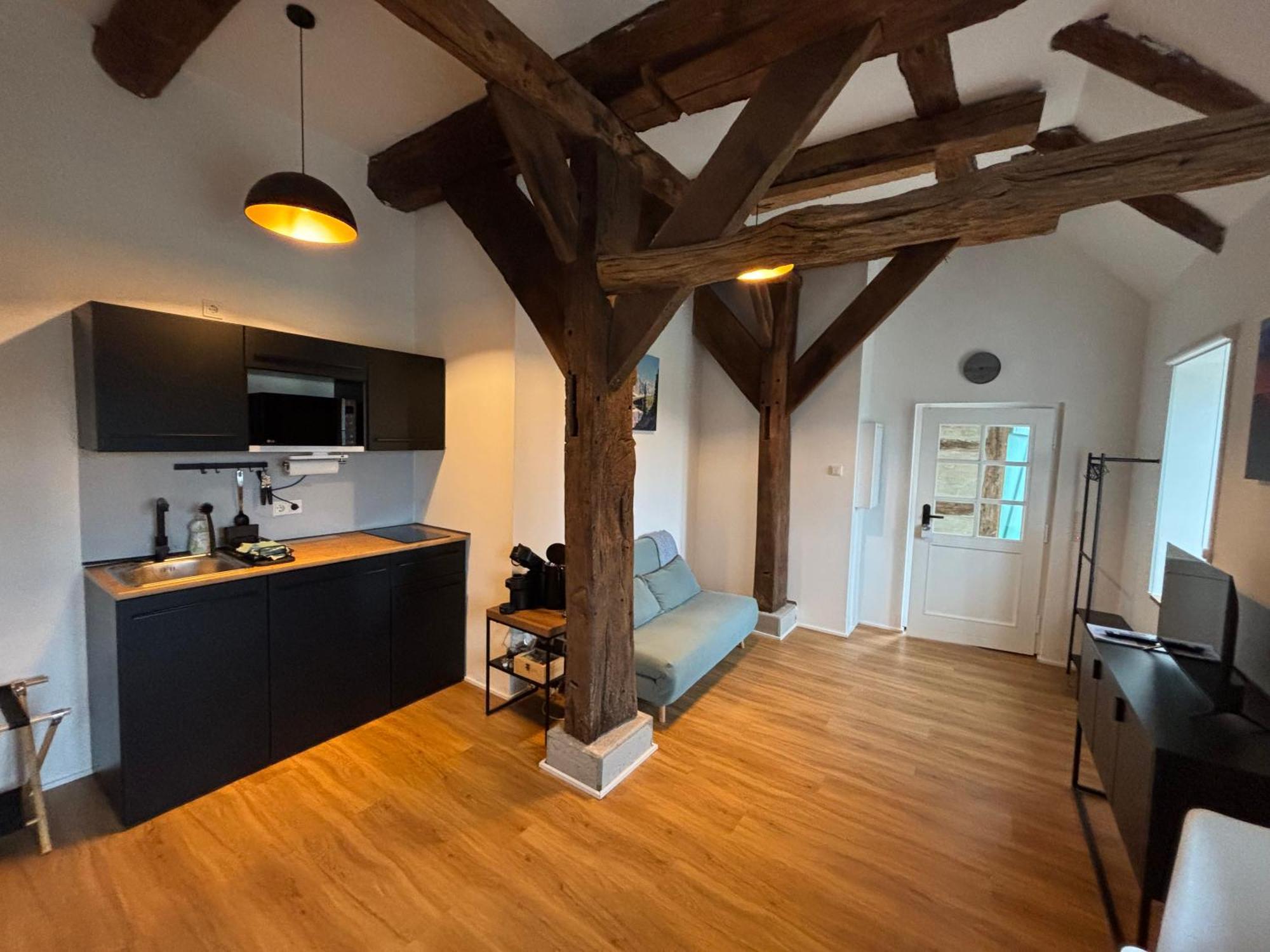 Niedersaechsisches Hallenhaus Im Modernen Gewand 利林塔尔 外观 照片